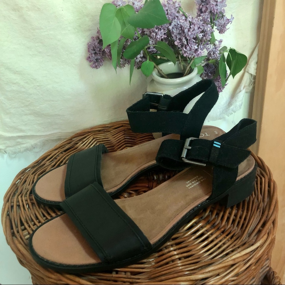 Toms Camilia Strappy Sandal Black